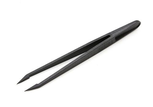ทวิสเซอร์กันไฟฟ้าสถิต ที่หนีบจับงานขนาดเล็ก Carbon fiber tweezers 93302 bsc