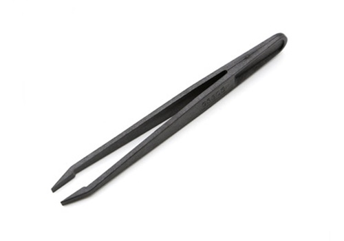ทวิสเซอร์กันไฟฟ้าสถิต ที่หนีบจับงานขนาดเล็ก Carbon fiber tweezers 93305 bsc
