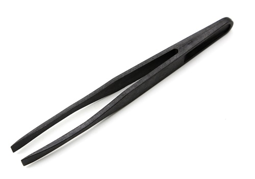 ทวิสเซอร์กันไฟฟ้าสถิตย์ ที่หนีบจับงานขนาดเล็ก Carbon fiber tweezers 93308 bsc