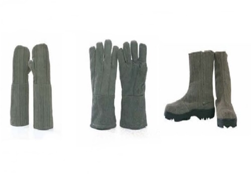 ถุงมือทนความร้อน ถุงมือเคฟล่าคาร์บอนทนความร้อน Heat resistant gear kevlar-carbon series Korea