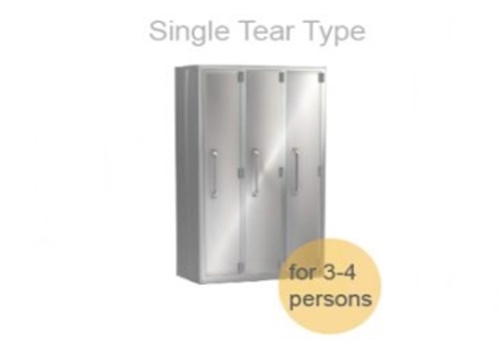 ตู้เก็บชุดสม็อค ชุดคลีนรูม Cleanroom smock rack single tear type