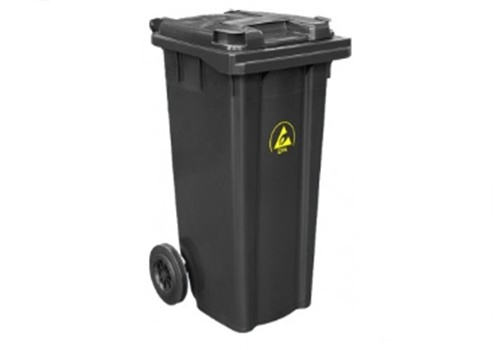 ถังขยะกันไฟฟ้าสถิตย์ Esd waste bin 120 liters 