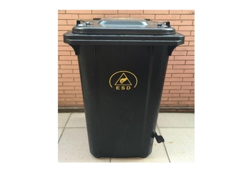 ถังขยะกันไฟฟ้าสถิตย์ Esd waste bin 240 liters 