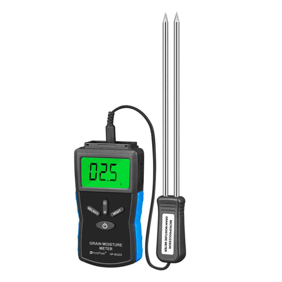 เครื่องวัดความชื้นของเมล็ดข้าวสี่ชนิด holdpeak hp-8032g 