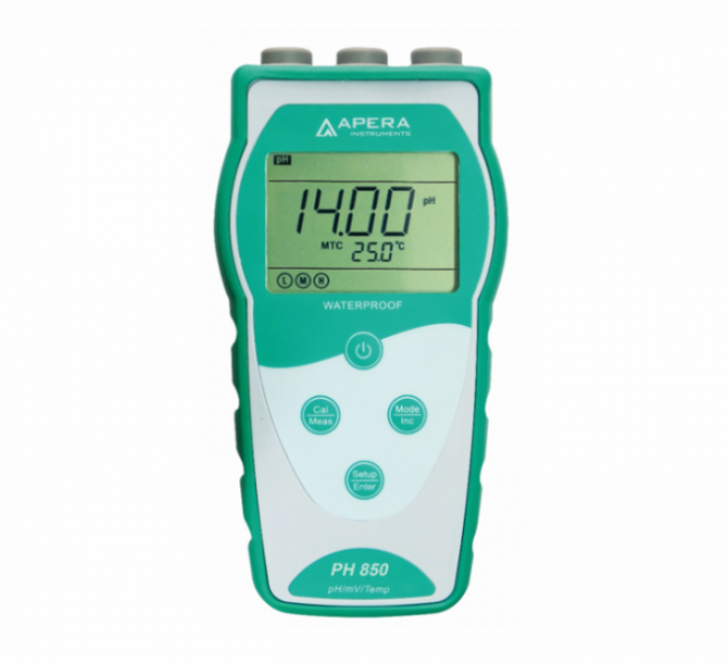 เครื่องวัดค่าพีเอช apera ph850