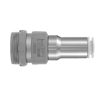 ข้อต่อลม ฟิตติ้งลม Smc straight type with one-touch fitting kk series