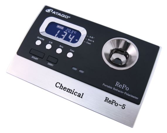 เครื่องวัดปริมาณของสารละลาย เครื่องวัดวัดค่าดัชนีหักเห Atago Repo-5