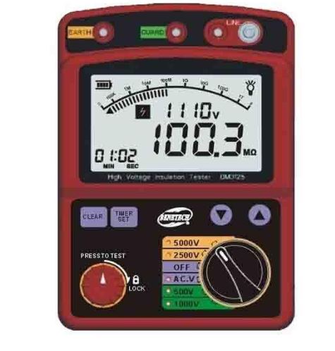 เครื่องทดสอบฉนวนไฟฟ้าแรงสูง benetech gm3125