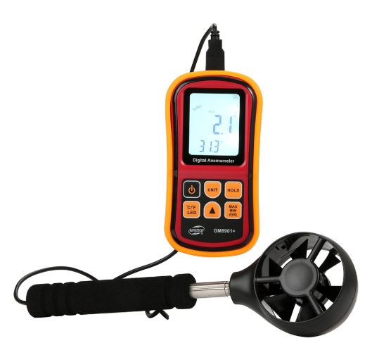 เครื่องวัดความเร็วลมแบบดิจิตอล benetech gm8901plus