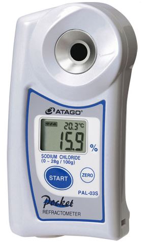 เครื่องวัดความเค็มแบบดิจิตอล atago pal-03s