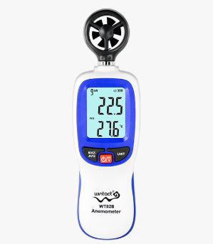 เครื่องวัดความเร็วลมแบบดิจิตอล benetech wt82b