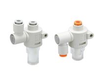 ฟิตติ้งลม ตัวกรองลม Air suction filter with one-touch fittings zfb smc