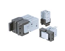 กริปเปอร์ลม 180 Angular Type Air Gripper-Rack amp Pinion Type MHW2 SMC