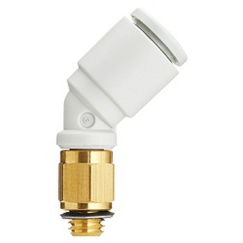 ข้องอลม ข้อต่อลม ฟิตติ้งลม Smc 45 male elbow kq2k
