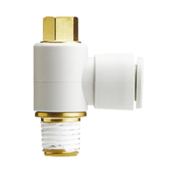 ข้องอลม ข้อต่อลม ฟิตติ้งลม Smc universal male elbow kq2v