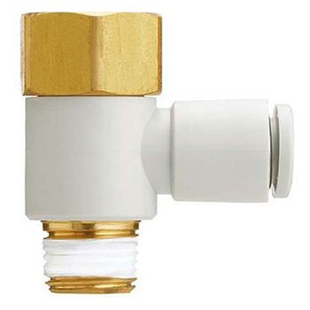 ข้อต่อลม ฟิตติ้งลม Smc universal female elbow kq2vf