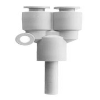 ข้อต่อลม ฟิตติ้งลม Smc plug-in Y kq2u