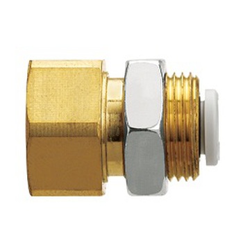 ข้อต่อลม ฟิตติ้งลม Smc bulkhead connector kq2e