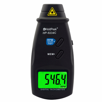 เครื่องวัดความเร็วรอบเลเซอร์จอภาพอุตสาหกรรม holdpeak hp-9234c