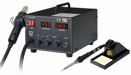 หัวแร้งบัดกรีชิ้นงาน Solder iron model hs-852d