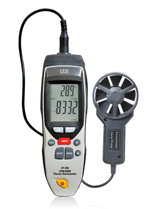 เครื่องวัดความเร็วลม cem dt-850 