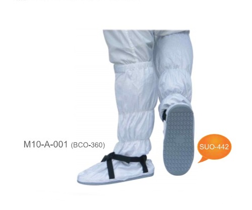 รองเท้าบูทต่อผ้าคลีนรูม รองเท้าบูทต่อผ้ากันไฟฟ้าสถิต Conductive overshoes m10-a-001 bco-360 Korea