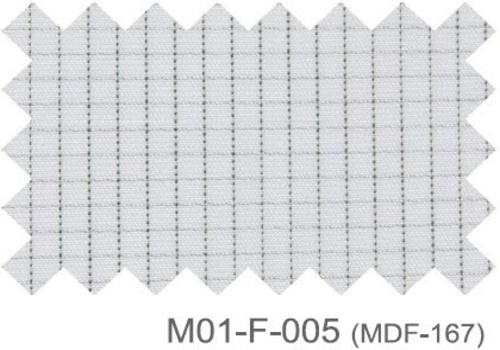 ผ้าคลีนรูม ผ้ากันไฟฟ้าสถิต Esd cleanroom fabrics m01-f-005 mdf-167 Korea