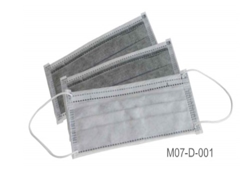 Cleanroom active carbon face mask m07-D-001