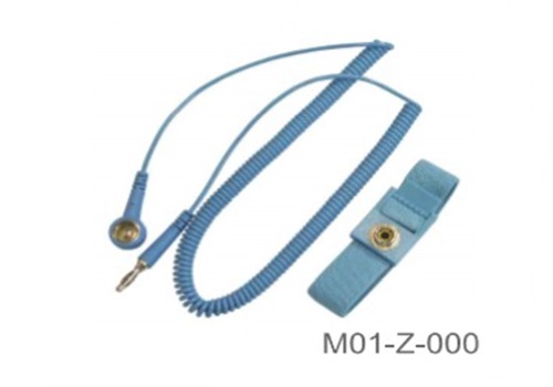 สายรัดข้อมือกันไฟฟ้าสถิตแบบมีสาย สายกราวด์ข้อมือกันไฟฟ้าสถิต Wrist strap m01-z-000 Korea