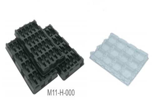 กล่องถาดใส่ชิ้นงานกันไฟฟ้าสถิต Esd vacuum foaming tray m11-h-000 Korea