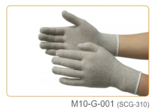ถุงมือคาร์บอนกันไฟฟ้าสถิต ถุงมือกันไฟฟ้าสถิต Static control gloves m10-g-001 scg-310 Korea