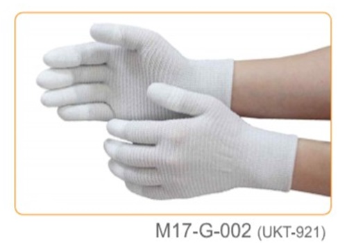 ถุงมือกันไฟฟ้าสถิต ถุงมือคาร์บอนกันไฟฟ้าสถิต Static control gloves m17-g-002 ukt-921 Korea