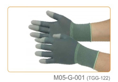ถุงมือพียู ถุงมือท็อปฟิต ถุงมือปาล์มฟิต High tech assembly gloves m05-g-001 tgg-122 Korea