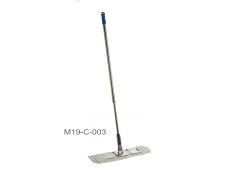 ไม้ถูพื้นด้ามสแตนเลส ไม้ถูพื้นในคลีนรูม Flat mop with sus plate m19-c-003
