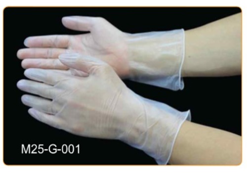 ถุงมือคลีนรูม ถุงมือใช้ในคลีนรูม Cleanroom vinnyl gloves m25 g 001 Korea