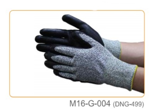 ถุงมือเซฟตี้ Safety gloves M16-G-004 DNG-499