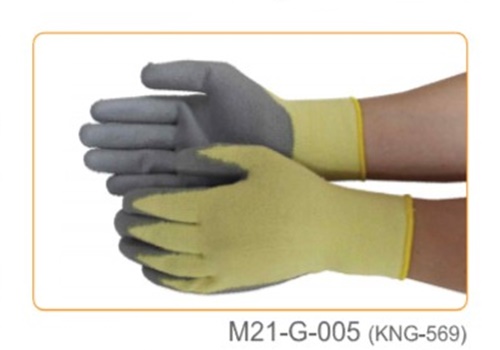 ถุงมือเซฟตี้ Safety gloves M21-G-005 KNG-569