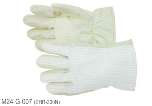 ถุงมือกันไฟฟ้าสถิต ถุงมือทนความร้อน Esd heat resistant gloves m24 g 007 ehr 300n Korea