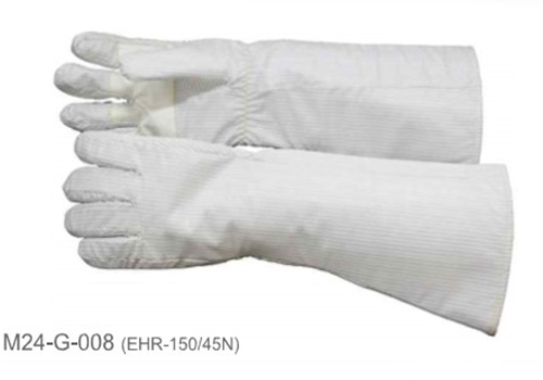 ถุงมือกันไฟฟ้าสถิต ถุงมือทนความร้อน Esd heat resistant gloves m24-g-008 ehr-150-45n Korea