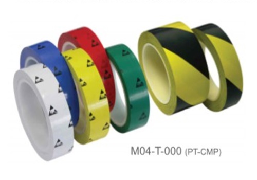 Esd marking tape with printings m04-t-000 pt-cmp Korea