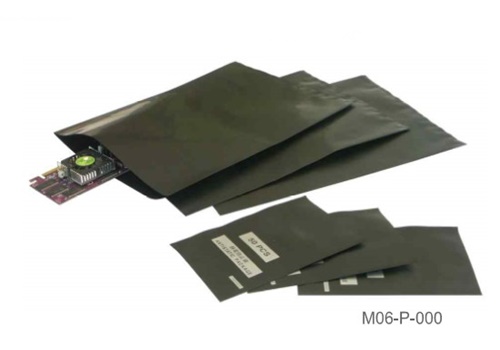 ถุงซิปล็อคก้นแบนกันไฟฟ้าสถิต Conductive black pe bag cbpb m06-p-000 Korea