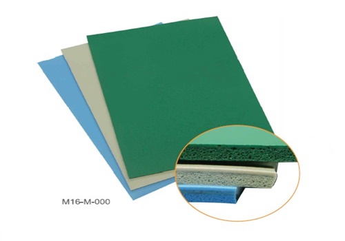 แผ่นยางกันไฟฟ้าสถิต 3 Layer static dissipative mat m16-m-000 Korea