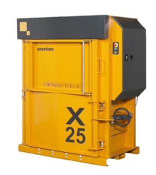 เครื่องอัดเศษวัสดุแนวตั้ง Bramidan x25