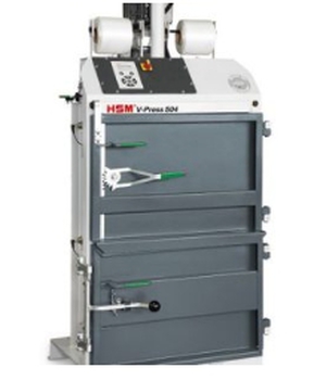 เครื่องอัดเศษวัสดุแนวตั้ง Hsm v-press 504