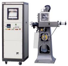 เครื่องวัดคุณสมบัติการสะสมความร้อนของวัสดุยางวัลคาไนซ์ Ueshima goodrich formula flexometer ft-1100 series