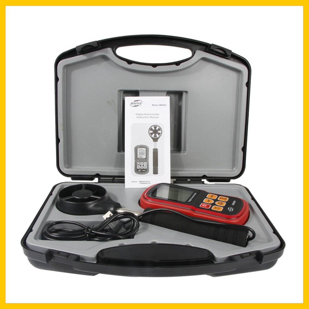 เครื่องวัดความเร็วลม benetech gm8909