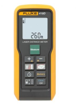 เครื่องวัดระยะห่างเลเซอร์ fluke 419d