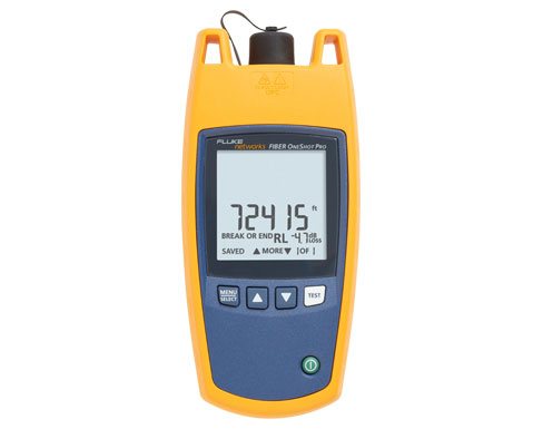 เครื่องวัดสายไฟเบอร์ออฟติก วิเคราะห์การเชื่อมต่อสายไฟเบอร์ Fluke Fiber OneShot PRO