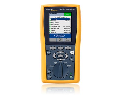 เครื่องวัดสายไฟ Fluke DTX cable analyzer series