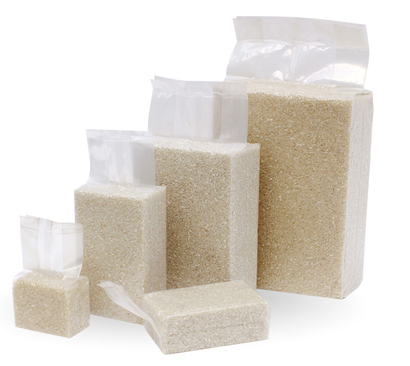 ถุงสูญญากาศสำหรับเครื่องแพ็คข้าวสาร Rice vacuum bag for packing machine